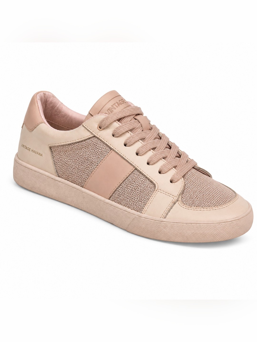 Vintage Havana Bond 11 Blush Mesh Leather Sneakers 7 Nwot